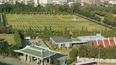 The British sector of the United Nations Memorial Cemetery at Busan in South Korea