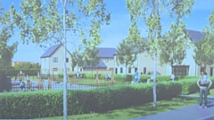 An indicative image of the Knowls Lane development and play area