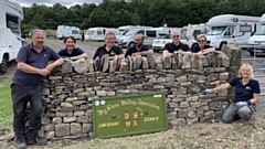 The Lancashire branch of the Dry Stone Walling Association attracted a big audience at last Sunday’s Saddleworth Show