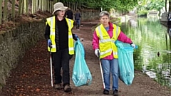 Uppermill Community Action Network volunteers hard at work