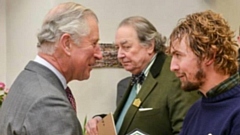 King Charles III pictured with Adam