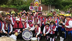 The Saddleworth morris men pictured earlier this year