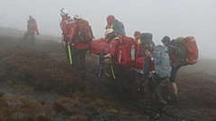 A scene from the incident near the Raven Stones Trinnacle