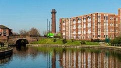 The Rochdale Canal in Failsworth. Image courtesy of OMBC