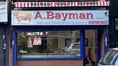 Bayman Butchers on Ashton Road. Images courtesy of Phillip Bayman