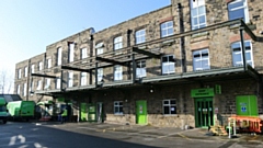The Emmaus Mossley community building and second-hand superstore