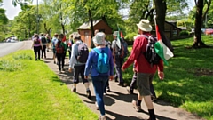 People can join the walk for the morning, for the afternoon or for the full day