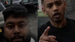 Do you recognise either of these two men? Images courtesy of GMP