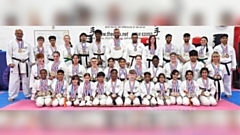 Line-up: The Oldham-based Dojo Competition Squad