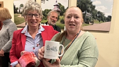 Councillor Helen Bishop is pictured with Lydgate resident Jennifer Greenwood. Images courtesy of Charlotte Hall