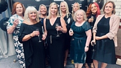 The ladies from Aspect Fire Solutions - affectionately known as the A team - pictured at the awards evening
