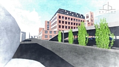 The outside of the proposed Ivy Mill development. Image taken from planning documents