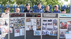 Some of the Sea Cadets at yesterday's open day