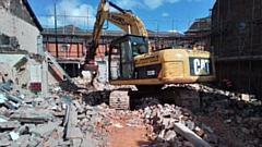 The new town centre entrance for Snipe Garden. Image courtesy of Oldham Council