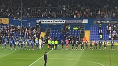 Latics drew 1-1 with Gateshead at Boundary Park