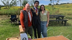 Oldham Mayor Councillor Zahid Chauhan attended the fete