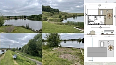 Planning approval has been given to glamping cabins on land near Ellenroad Farm, near Newhey. Images taken from planning documents