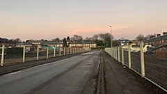 A view down Abbotsford Road towards Vulcan Street with construction sites on either side. Image courtesy of Charlotte Hall