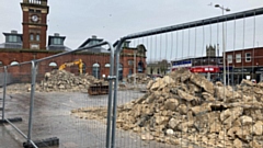 What Market Square in nearby Ashton looks like now