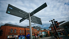 Outside Tommyfield Market in Oldham town centre. Images courtesy of Jason Hansford / MEN