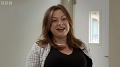 Shereen pictured during the 'Homes Under the Hammer' episode