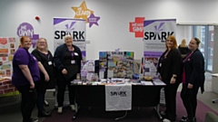 The team pictured at a previous SPARK Oldham event