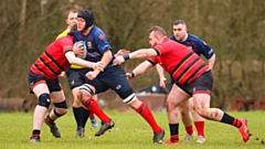 Oldham's Isaac Dobbs in full flight. Image courtesy of Tim Abram