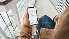 A user booking a bus via the new Via app